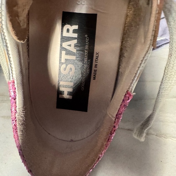 SALE!!! Golden Goose Hi Star 38 silver - Picture 6 of 6